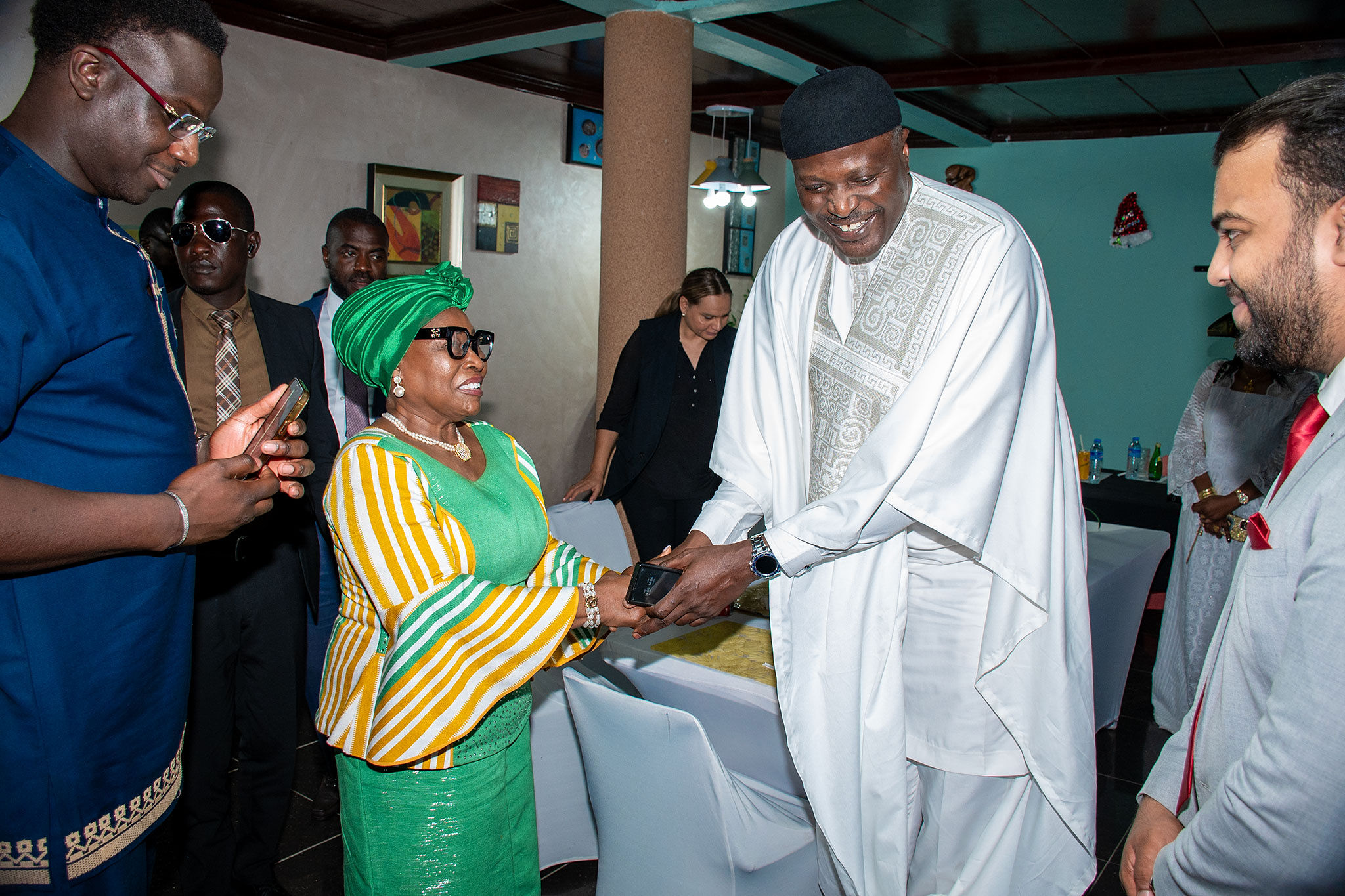 First Lady hosting Consul Manneh and Gambian investors 35