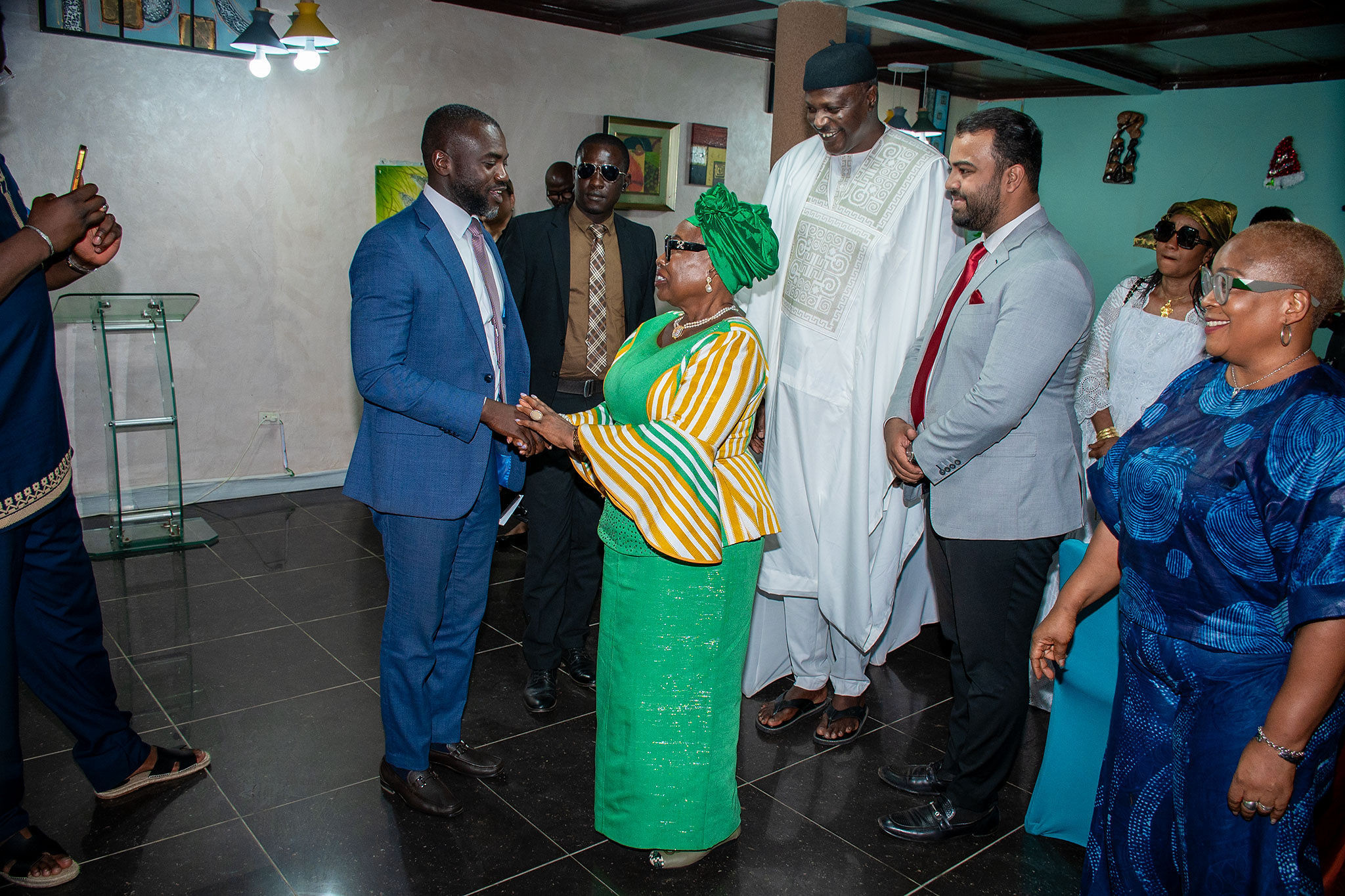 First Lady hosting Consul Manneh and Gambian investors 37