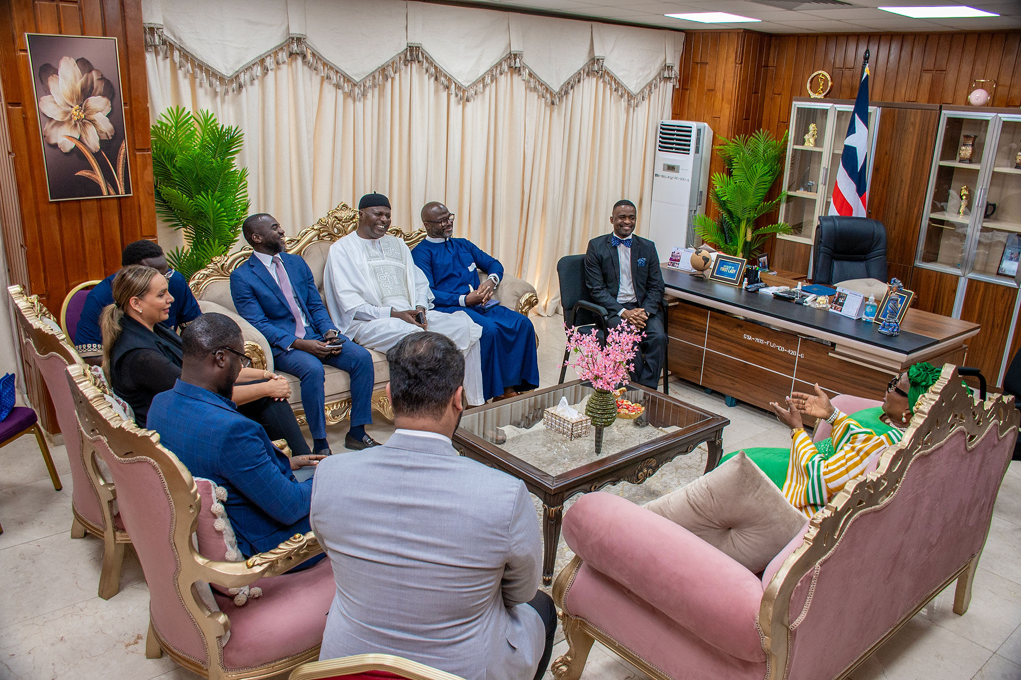 First Lady hosting Consul Manneh and Gambian investors 41