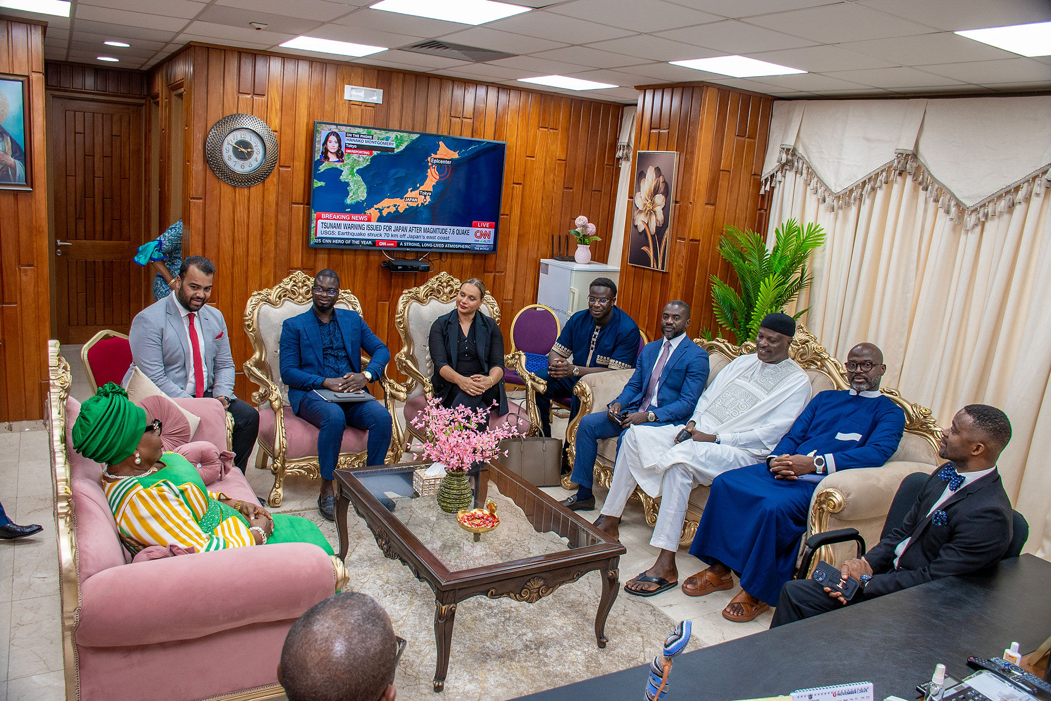 First Lady hosting Consul Manneh and Gambian investors 42