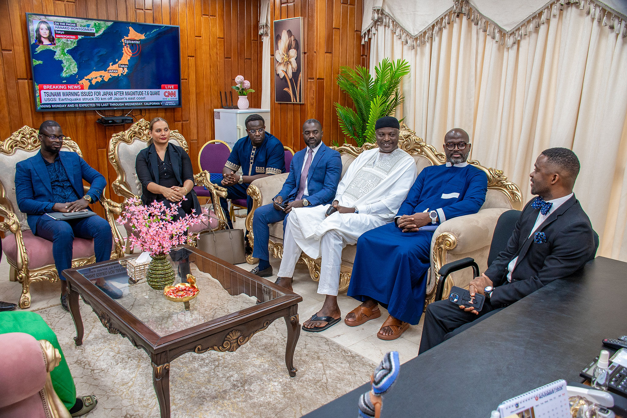 First Lady hosting Consul Manneh and Gambian investors 43