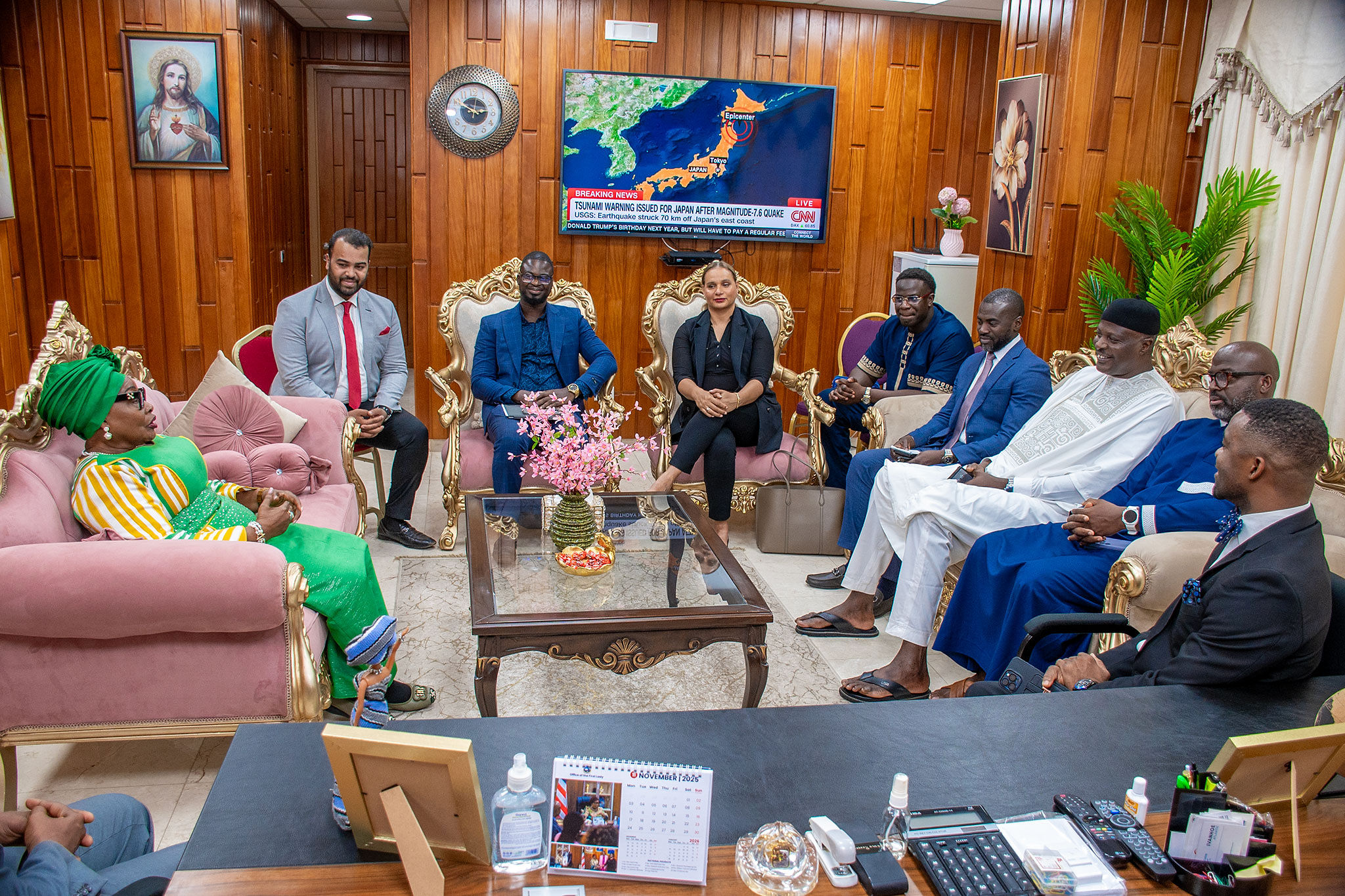First Lady hosting Consul Manneh and Gambian investors 44