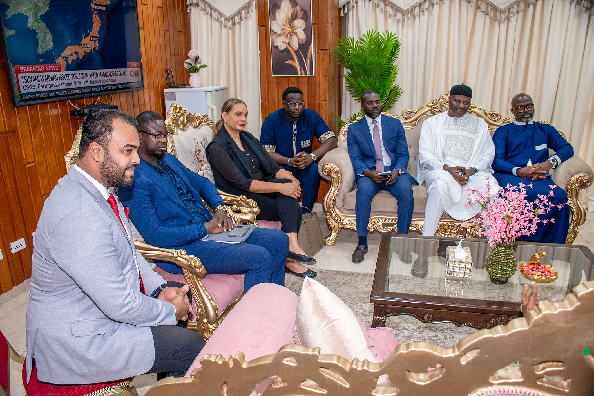 First Lady hosting Consul Manneh and Gambian investors 46