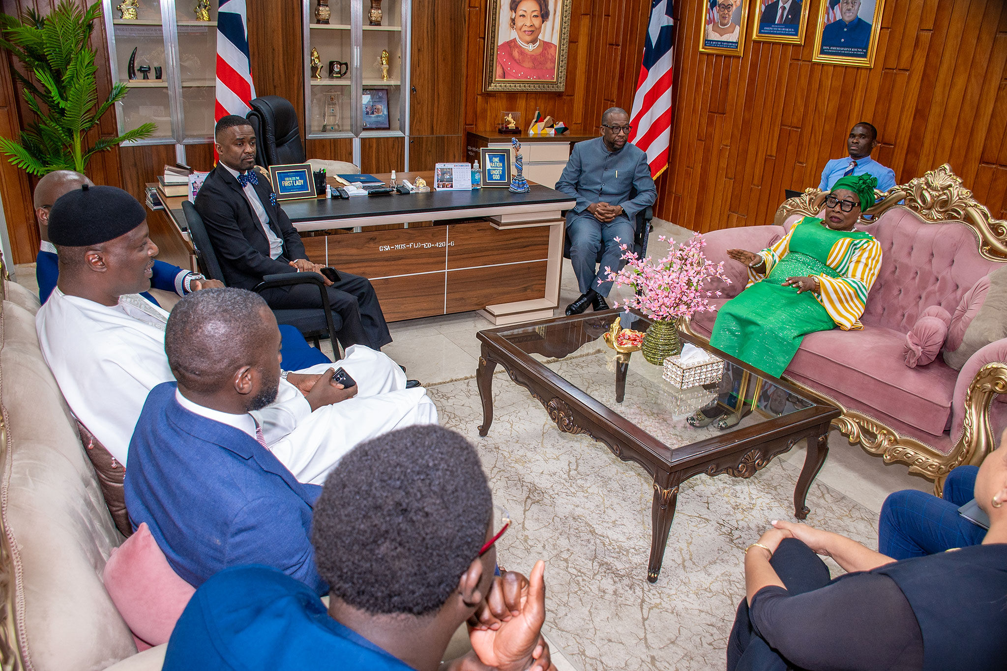 First Lady hosting Consul Manneh and Gambian investors 48