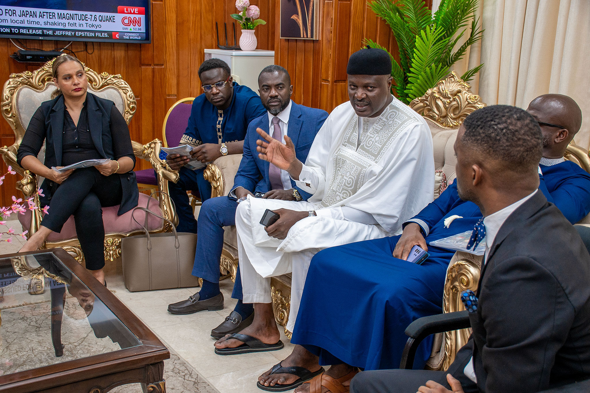 First Lady hosting Consul Manneh and Gambian investors 52