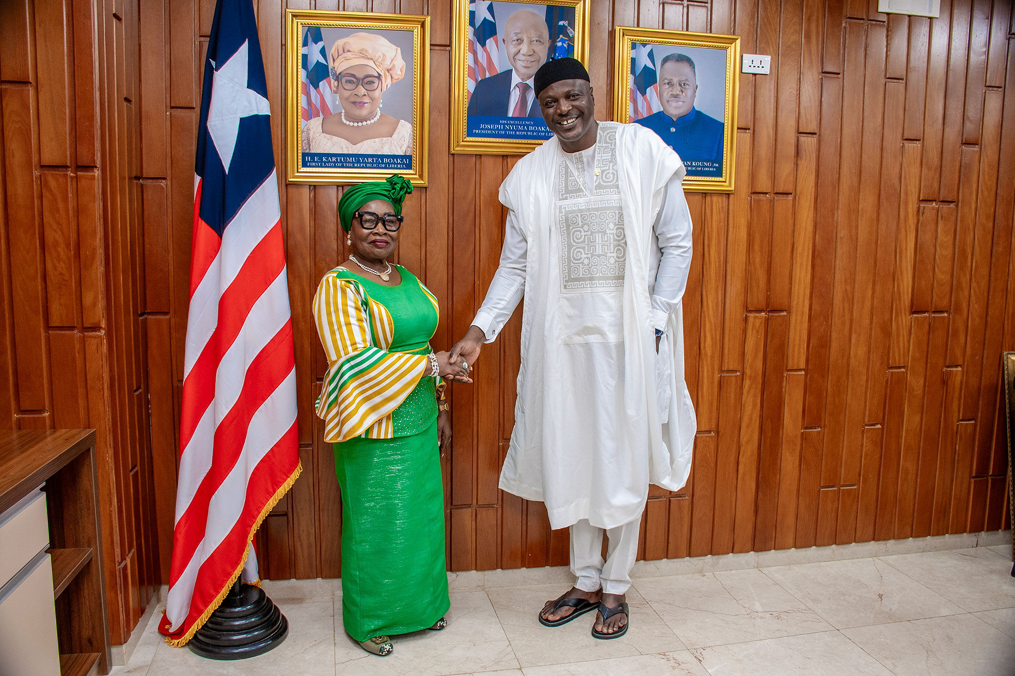 First Lady hosting Consul Manneh and Gambian investors 67