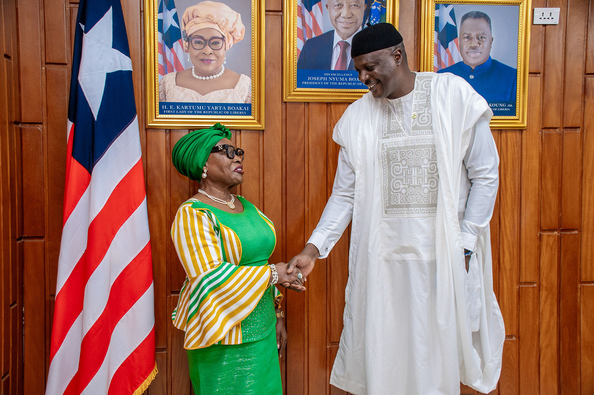 First Lady hosting Consul Manneh and Gambian investors 68