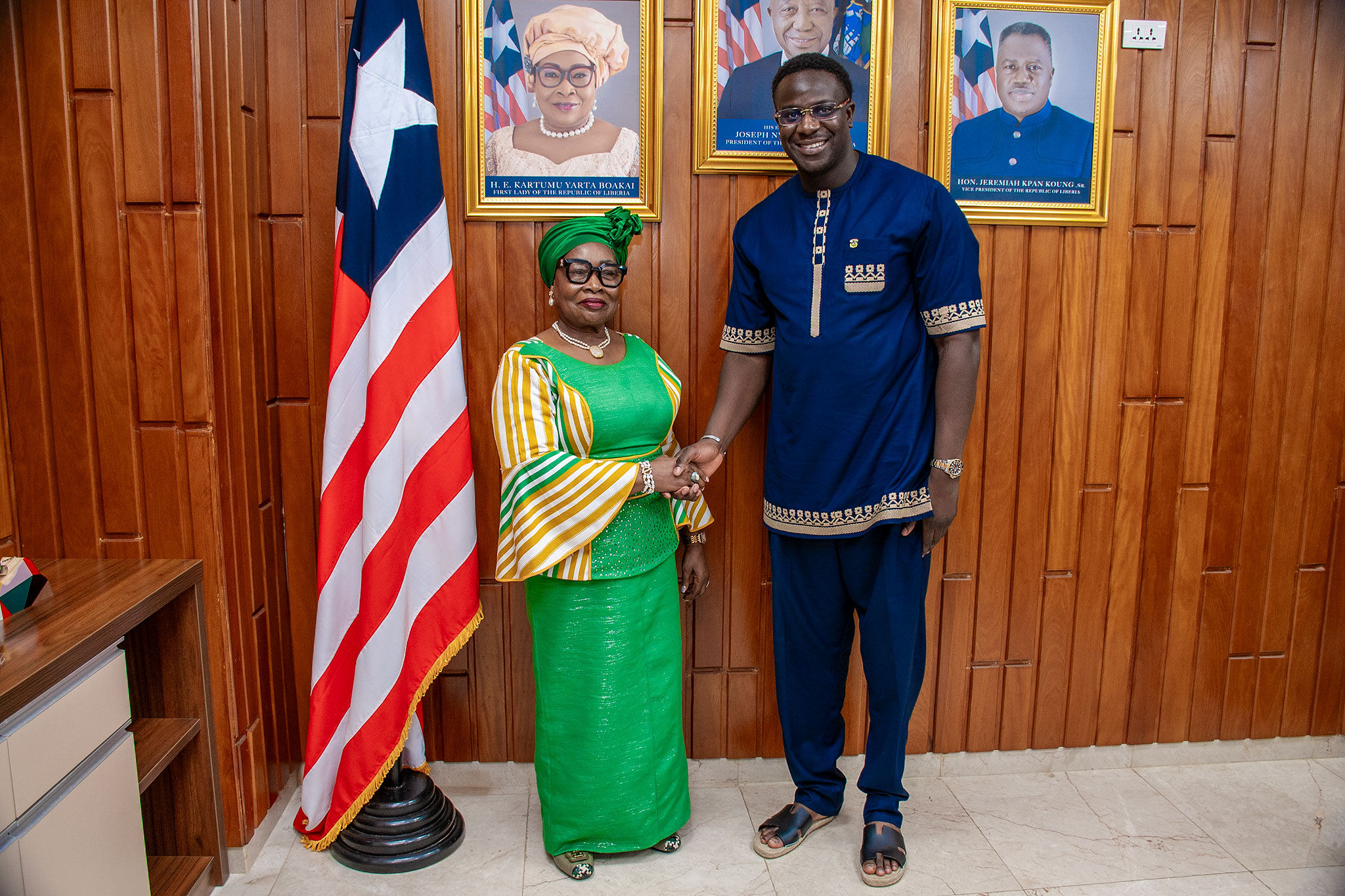 First Lady hosting Consul Manneh and Gambian investors 70