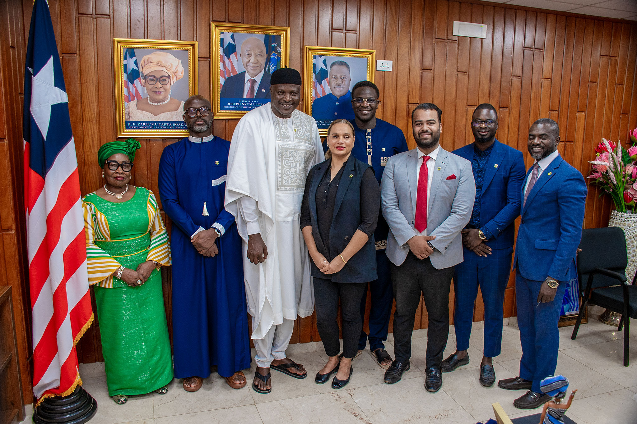 First Lady hosting Consul Manneh and Gambian investors 79